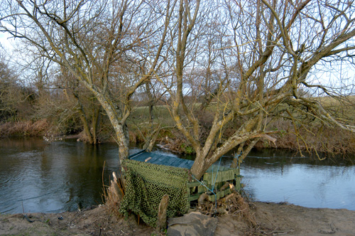 Corner Bend Hide - now washed away