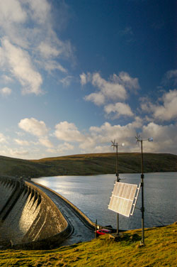The Elan Valley Dam and Resevoir